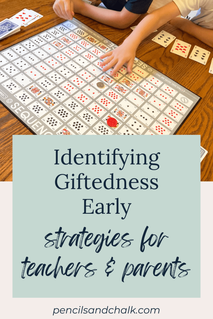 identifying giftedness early in children