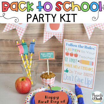 back to school party kit