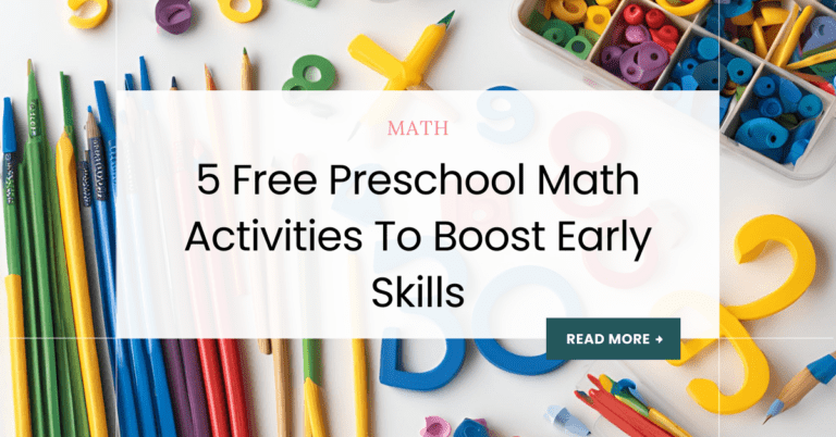 preschool math activities